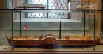 Schiffsmodelle Im Schifffahrts- und Schiffbaumuseum Wörth